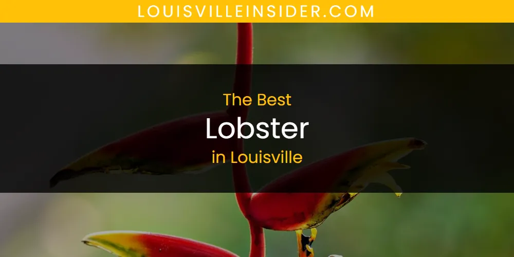 Discover the Best Lobster in Louisville (2026)